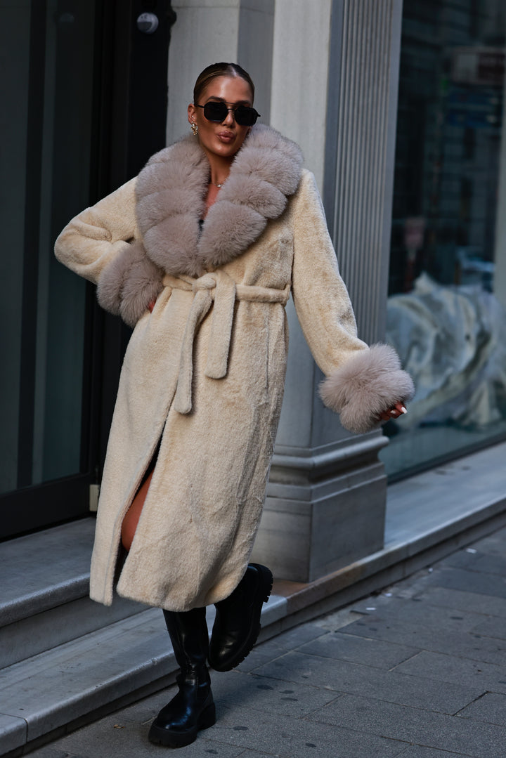 Kabát Lucis kávová