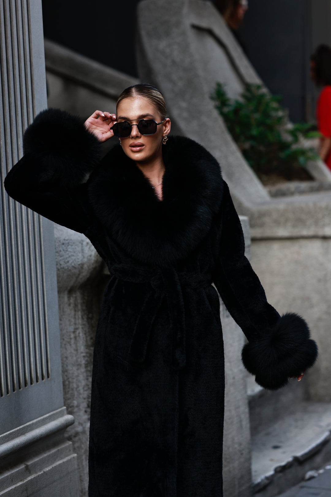 Kabát Lucis čierna