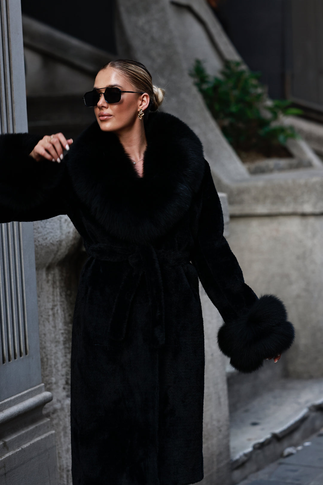 Kabát Lucis čierna