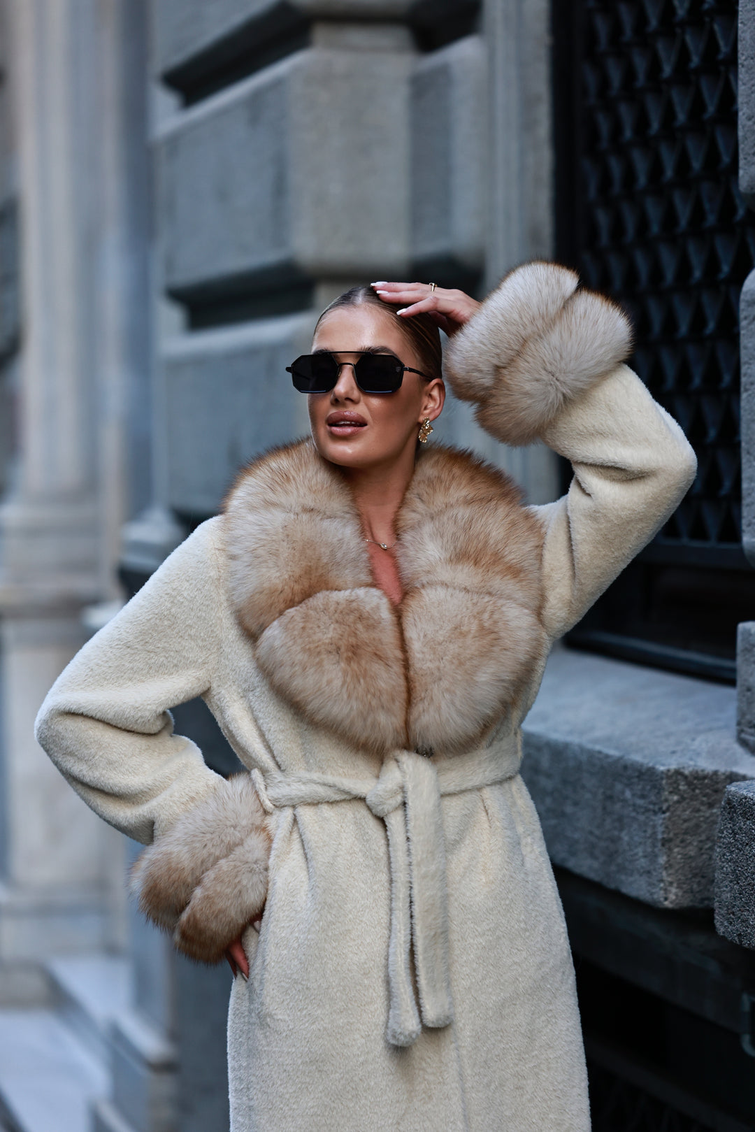 Kabát Lucis béžová