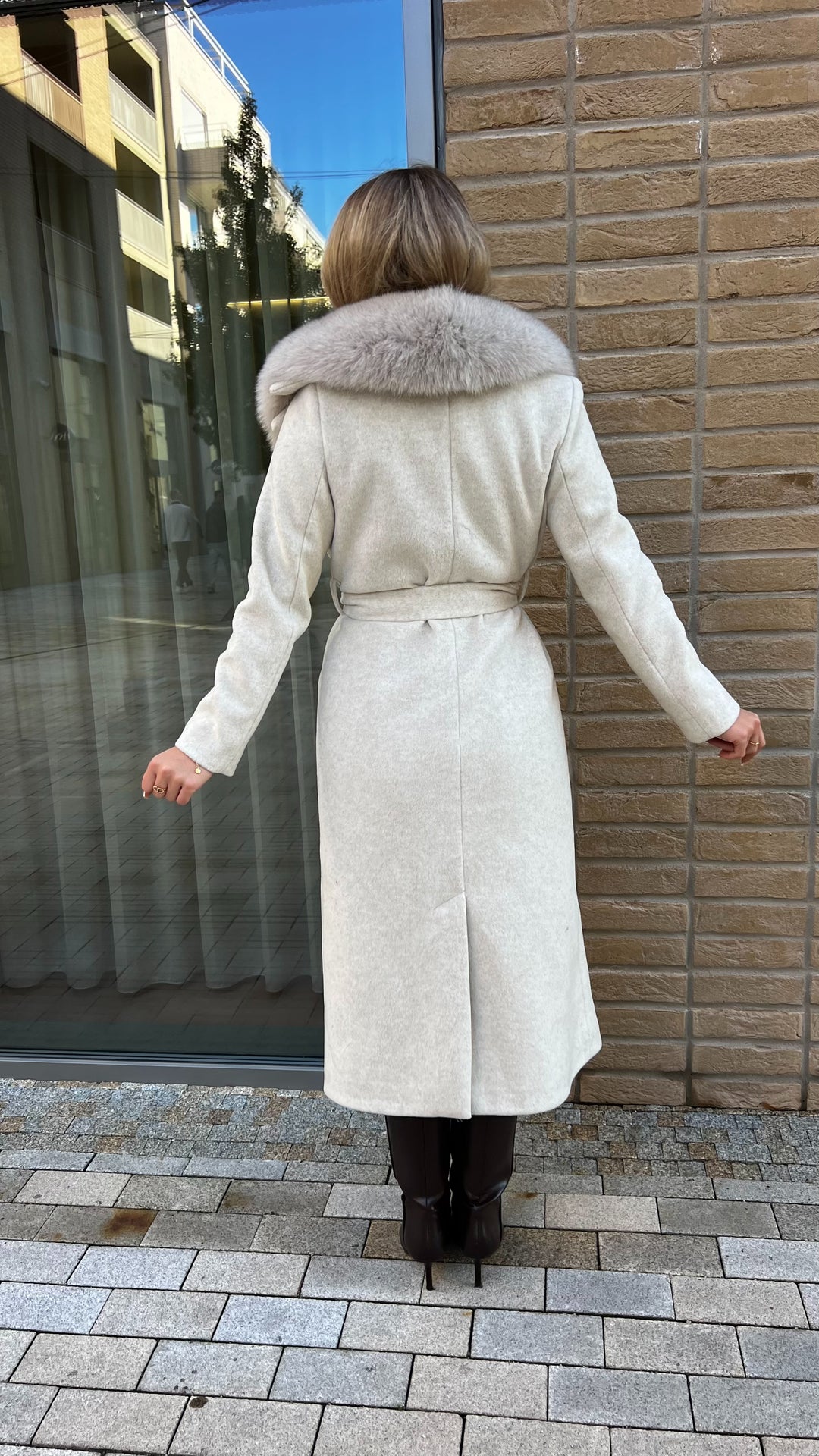 Kabát Paris mliečna