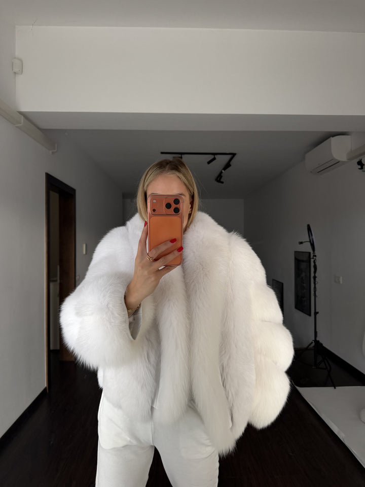 FUR LOPES SNOW – kožuch z pravej líšky