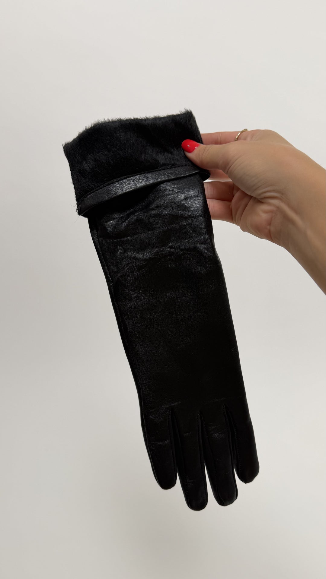 RUKAVICE DLHÉ BLACK | LELUX KIRANIM